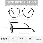 DXYXYO 3 Pack Retro Aviator Reading Glasses for Women Men,Classic Blue Light Computer Reader