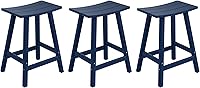 Vista 26 de WestinTrends Malibu - Juego de 2 taburetes de 24 alturas para exteriores/patio, madera envejecida
