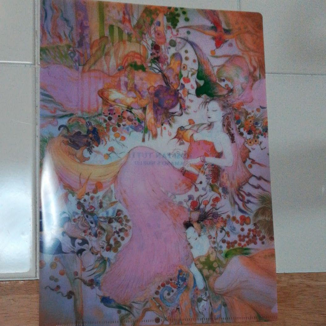 天野喜孝 サイン + 13 イラスト + クリアファイル ホルダー 【公式通販】