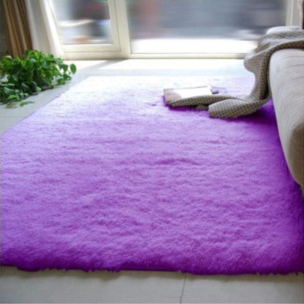 Tapis antidérapant de 4.5cm d'épaisseur à cheveux longs pour salon moderne