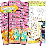 Bears Friends Care Mini Party Favors Set for Kids - Bundle with 24 Miniature Care Bears Play Packs with Coloring Book, Stickers and More (Care Bears Birthday Party Supplies Gift Bag Fillers)