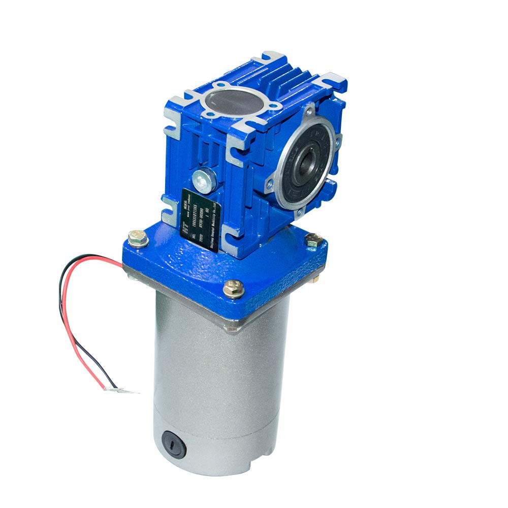 Bemonoc NMRV030 90VDC Worm Gear Motor Low Speed 22 RPM High Torque