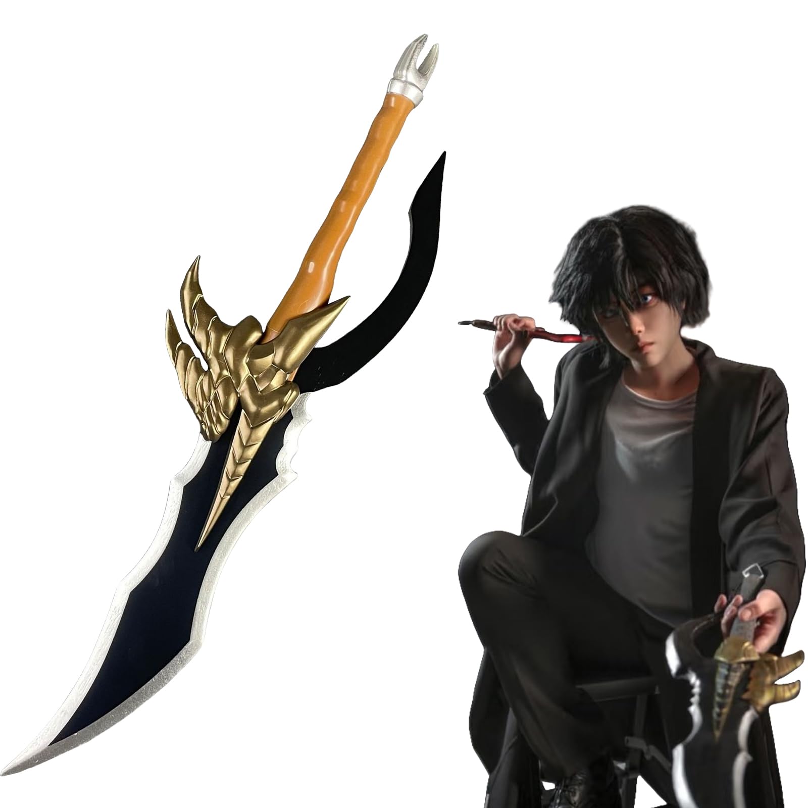 ナイトキラー　木製の剣　コスプレ小道具 Amazon.co.jp: ナイトキラー 剣 模型 道具 竹 刃引き 大人向き