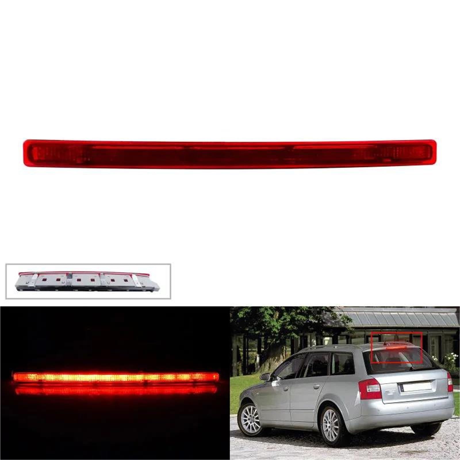 Iluminación Accesorios Tercera Luz Freno Roja Alto Nivel 8E9945097 Para A4 B6 8E Para Avant 2001-2004