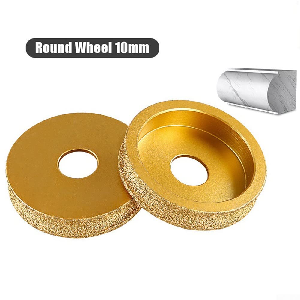 Produktbild von V-förmige Schleifscheibe 75 Mm – Für Marmor, Quarz & Glas – Trocken Oder Nass – Mit 20 Mm Profil