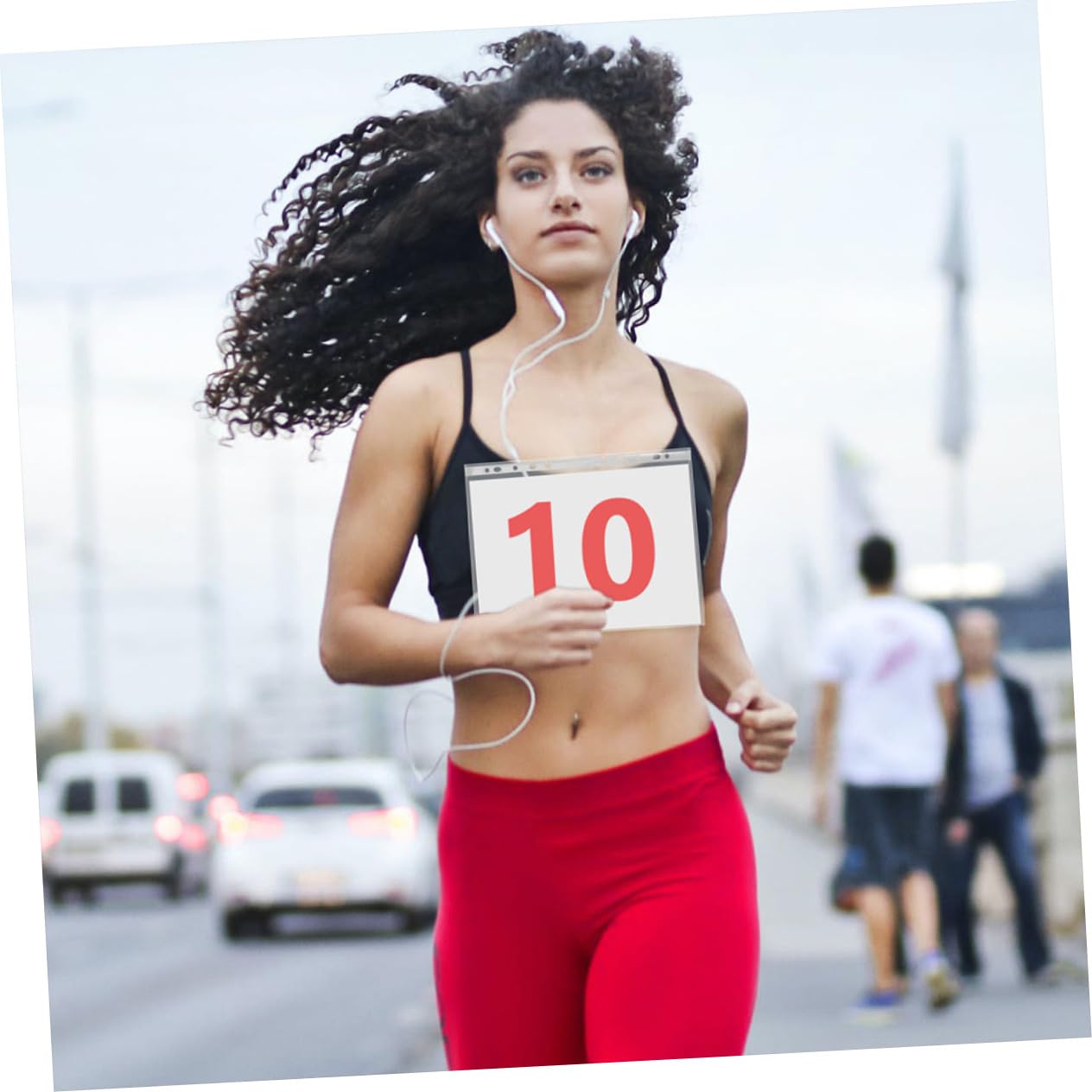 BRIGHTFUFU 100pcs Race Bib Running Bib Bags Bib Clips for Runners Running Bib Clips Running Bib Holder Number Bib Display Clear Number Bib Holder Runners Bib Holder Clear Bag Transparent PVC