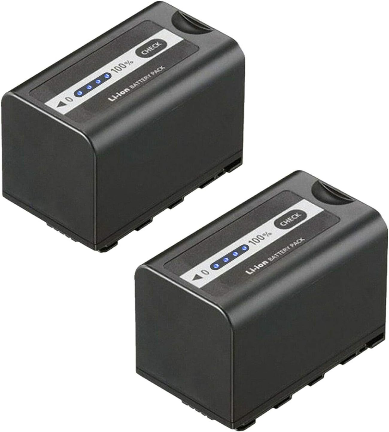 Kastar 2-Pack Battery Replacement for Panasonic AG-VBR59 AG-VBR59G, AG-VBR89 AG-VBR89G, AG-VBR118 AG-VBR118G, VW-VBD29, VW-VBD58 VW-VBD58PPK, VW-VBD78, VW-VBD98 Battery, AG-BRD50P, AG-B23P Charger