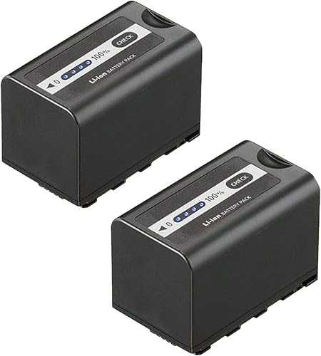 Kastar Paquete de 2 baterías de repuesto AG-VBR59 para Panasonic AG-VBR59 AG-VBR59G, AG-VBR89 AG-VBR89G, AG-VBR118 AG-VBR118G, videocámara Panasonic