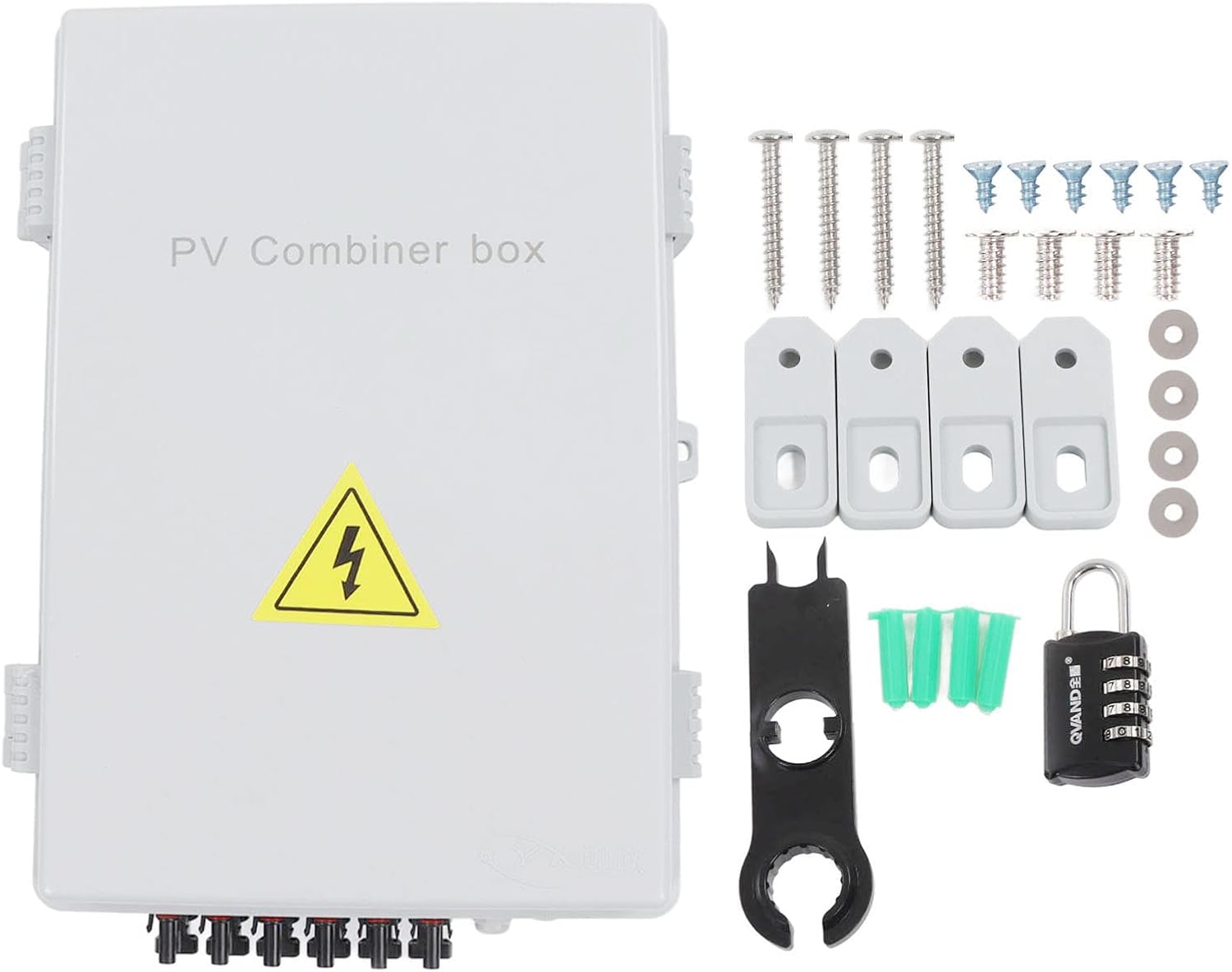 Amazon.com: Solar Combiner Box Photovoltaic Combiner Box Solar Panel PV ...