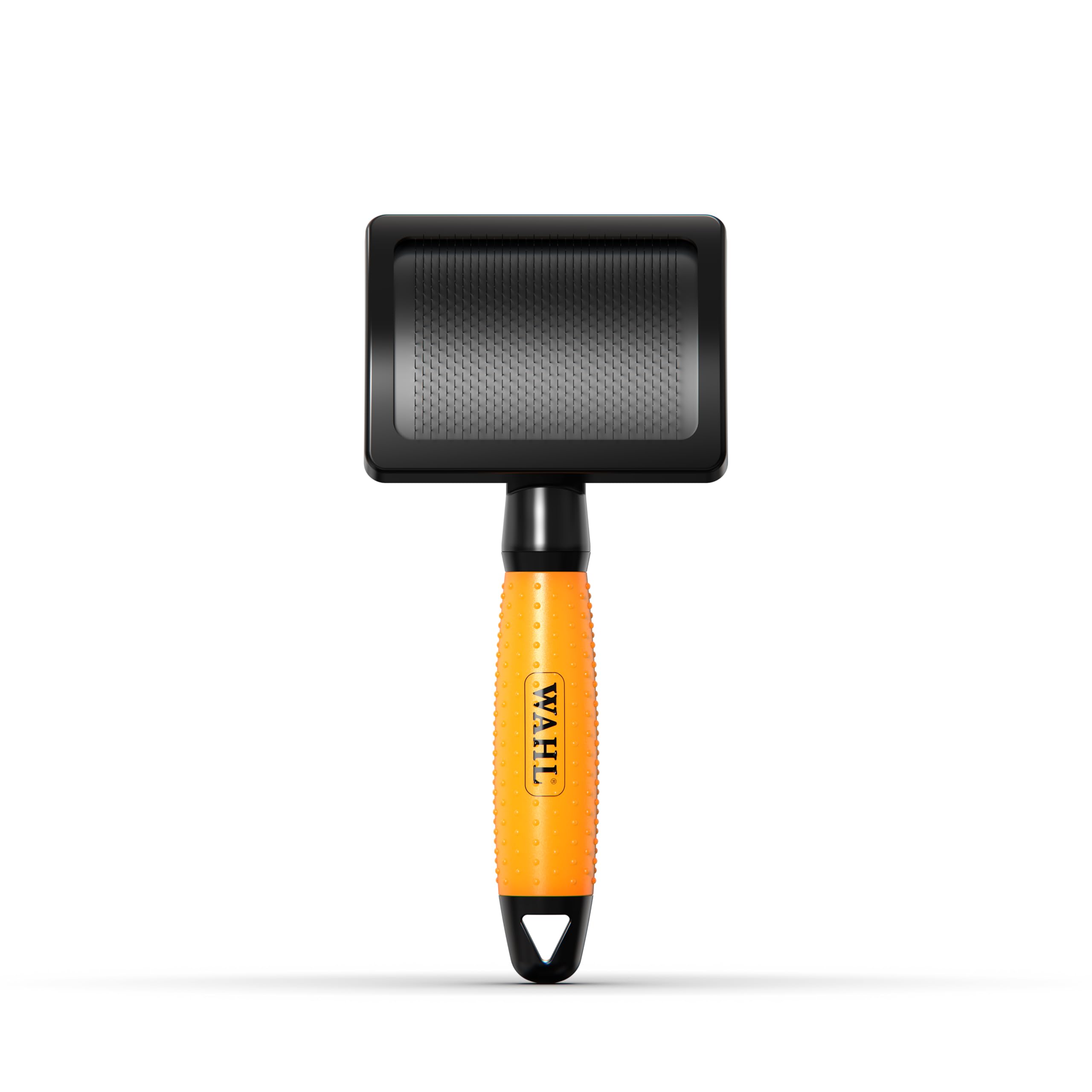 WAHL Slicker Brush Large Grooming Brush, Dog Cat Brush, Pet Grooming Tools, Straightening Brushes for Long and Short Haired Animals, Gel Handle, Orange