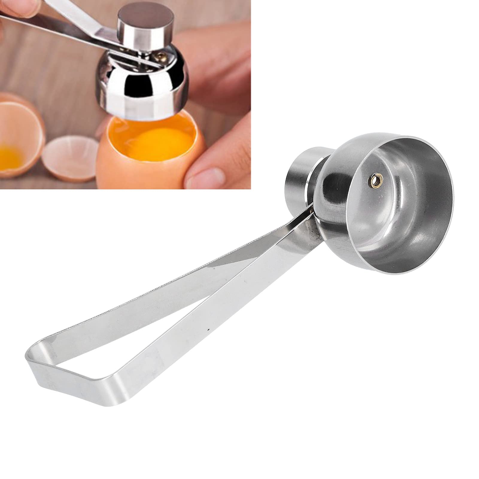Ouvre-œuf En Inox - Décapant Pratique Pour œufs Durs, Coquilles Propres Sans Salir