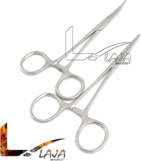 LAJA Imports Kelly Forceps Straight & Curved 5.5