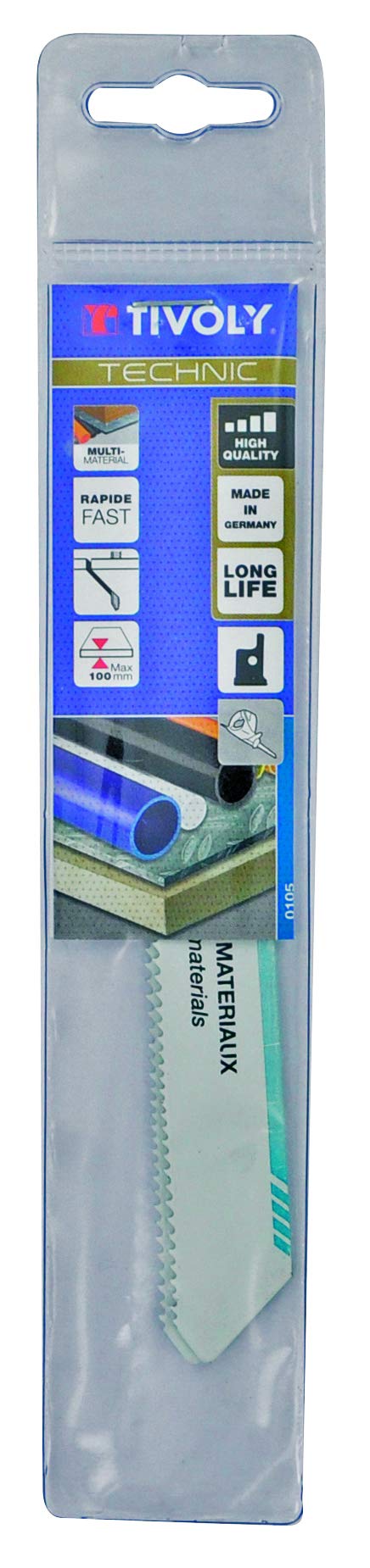 Tivoly • 2 Lames De Scie Sauteuse • Coupure Droite • Coupe Précise