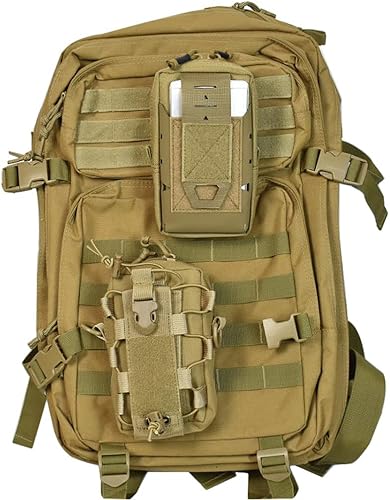 Miniatura 8 de Bolsa táctica multiusos EDC Molle para la cintura, bolsa de cintura para teléfono celular, funda para teléfono celular, funda para camping,