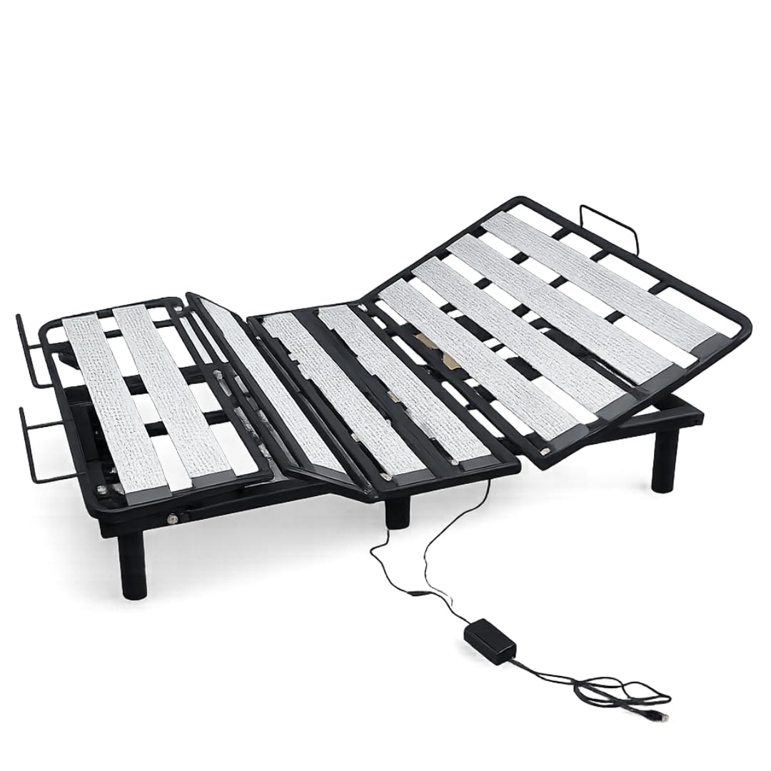 Fascination Electric Adjustable Bed Frame Designed to Provide Customized Comfort with Wireless Remote Control, Zero Gravity and Anti-Snore Mode, Weight Capacity 500kg Size 190cm 1 Set Black-image-30