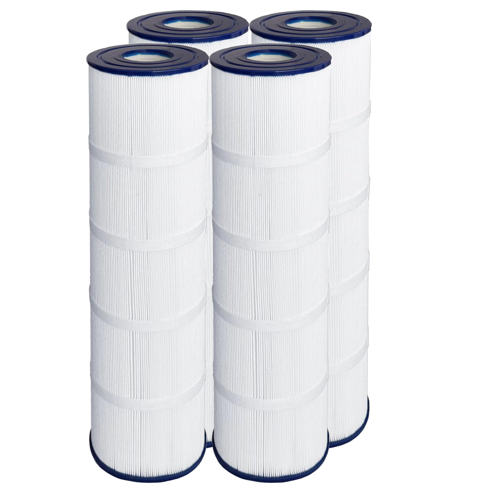 Zkaybb Pool Filter Replaces Jandy CL 460, CV460, PJAN115, Ultral-A9, Unicel C-7468, Filbur FC-0810, Excel Filters XLS-705, FC-6410, Aladdin 21501, Baleen AK-60432, 115 sq.ft Cartridge*4 Pack