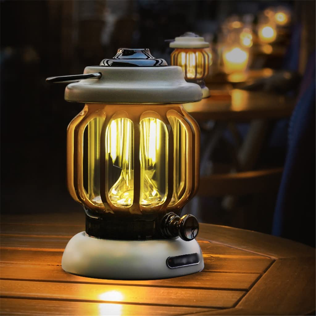 Outdoor Retro Pferd Laterne lange Battery Leben Rechargeable Camping Lampe Tragbare Camping Zahn Beleuchtung Atmosphäre Lampe