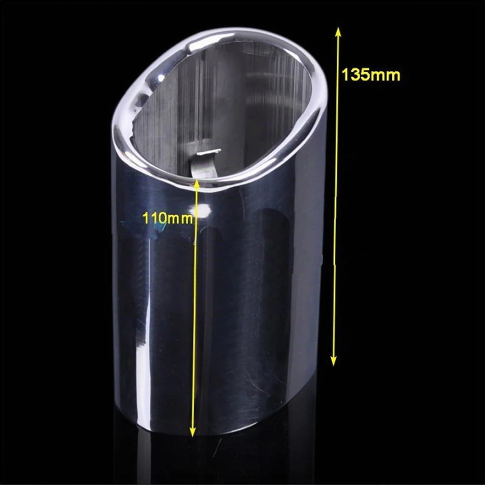 Tubo Salida Escape para BMW Serie 3 318 E90 E91 320d 318d 318i E92 E93 para X3 F25 20i 28i E83 2.0i Cubierta De Tubo De Escape De Acero Inoxidable para Automóvil Cola Silenciador Coche