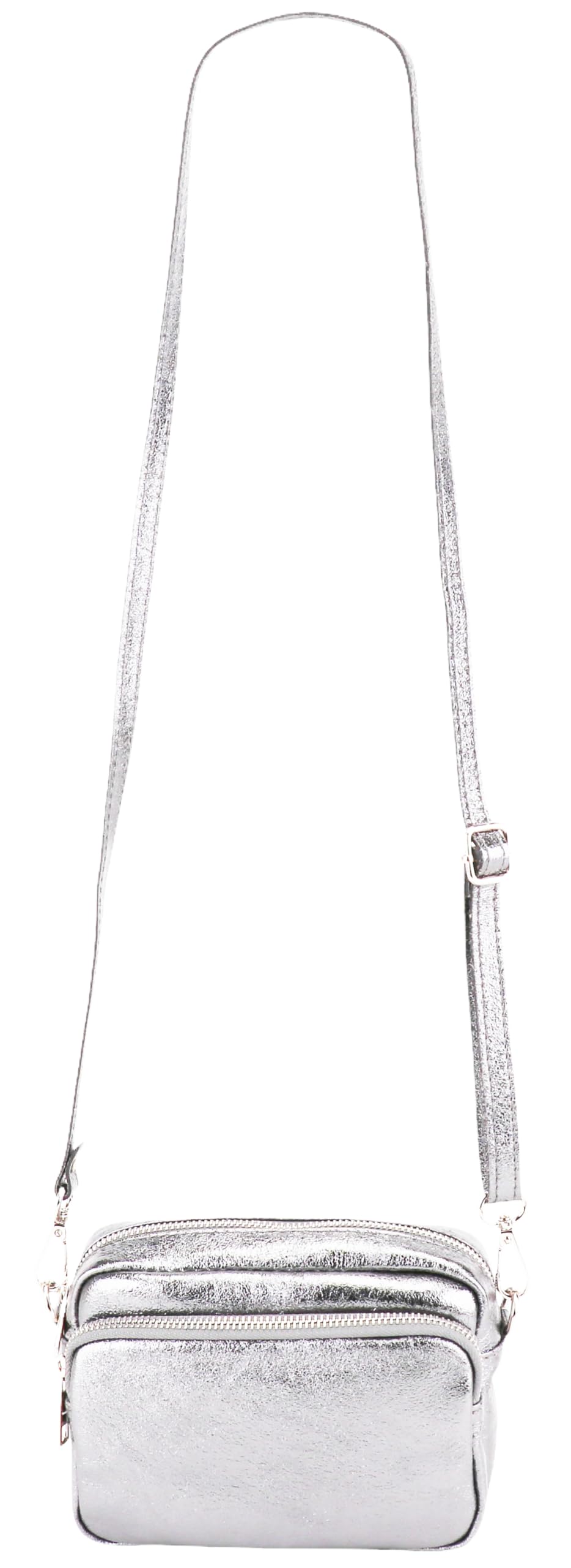 SH Leder Echtleder Umhängetasche Clutch kleine Tasche Abendtasche Alltagstasche mit Verstellbar Schultergurt 18x13cm Pia G394