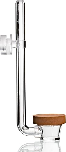 TWINSTAR Difusor de CO2 Acuarios de agua dulce de hasta 120 galones Acrílico ultra transparente - Hecho en Corea del Sur Perlas extremadamente