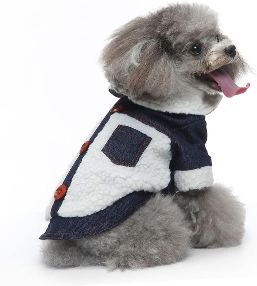 Angoily 3pcs Dog Jacket Stylish Windproof Warm Clothing for Pets Lightweight Comfortable Pet Coat for Dogs Fashionable Wear for Cold Weather