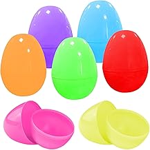 Jsdoin Ostereier 28 Stück Bunte befüllbare Überraschungs-Ostereier Ostern jagt Korbfüller Weihnachten Frühling Partygeschenke Geschenk für Bastelarbeiten Kinderküche Pretend Play Game Toys