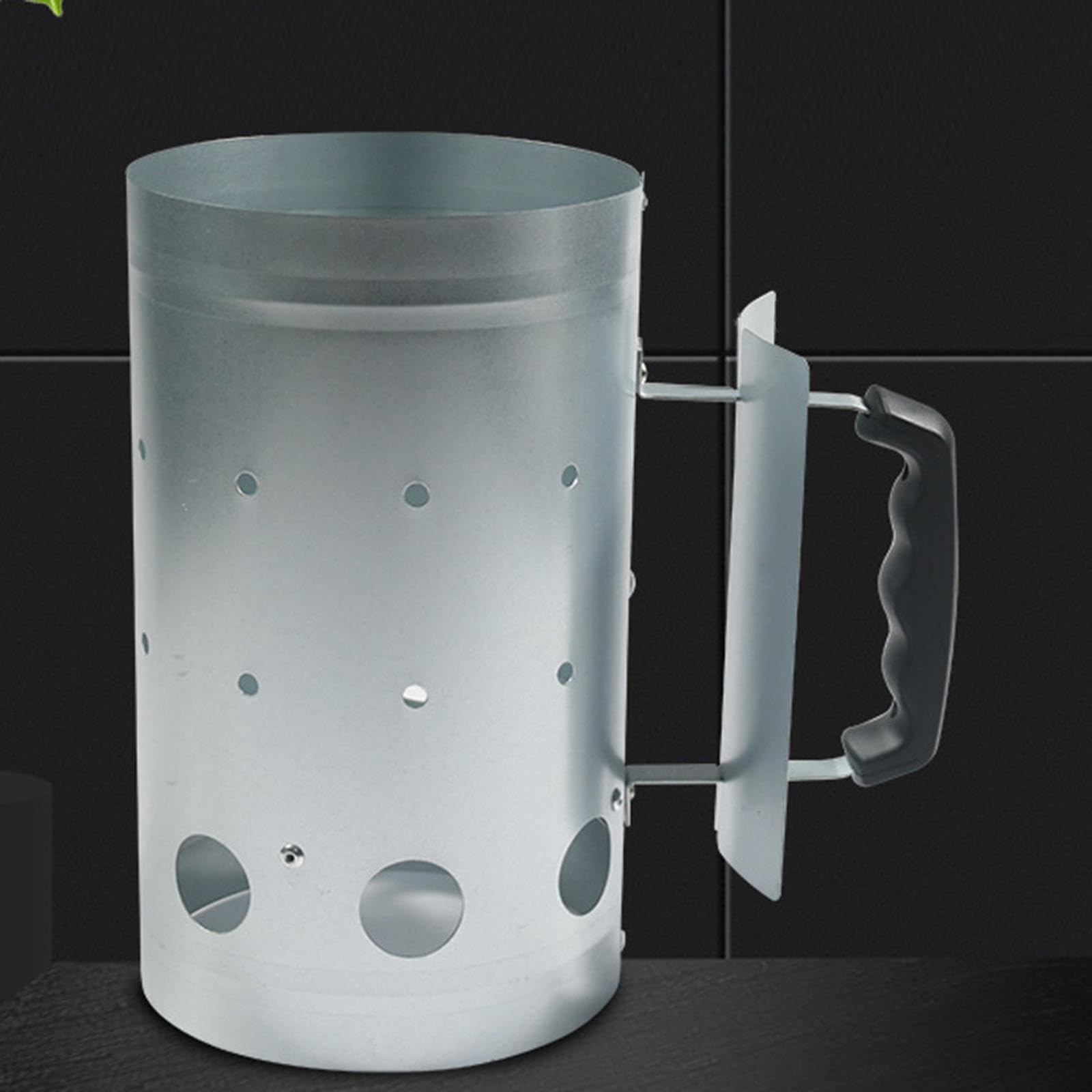 Quemador de carbón para Barbacoa, eficiente, portátil, con Forma de Cubo y Chimenea, para encender fácilmente el Fuego al Aire Libre.