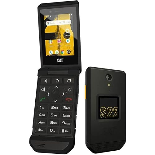 CAT S22 FLIP BLACK T-MOBILE LOCKED (Renewed)