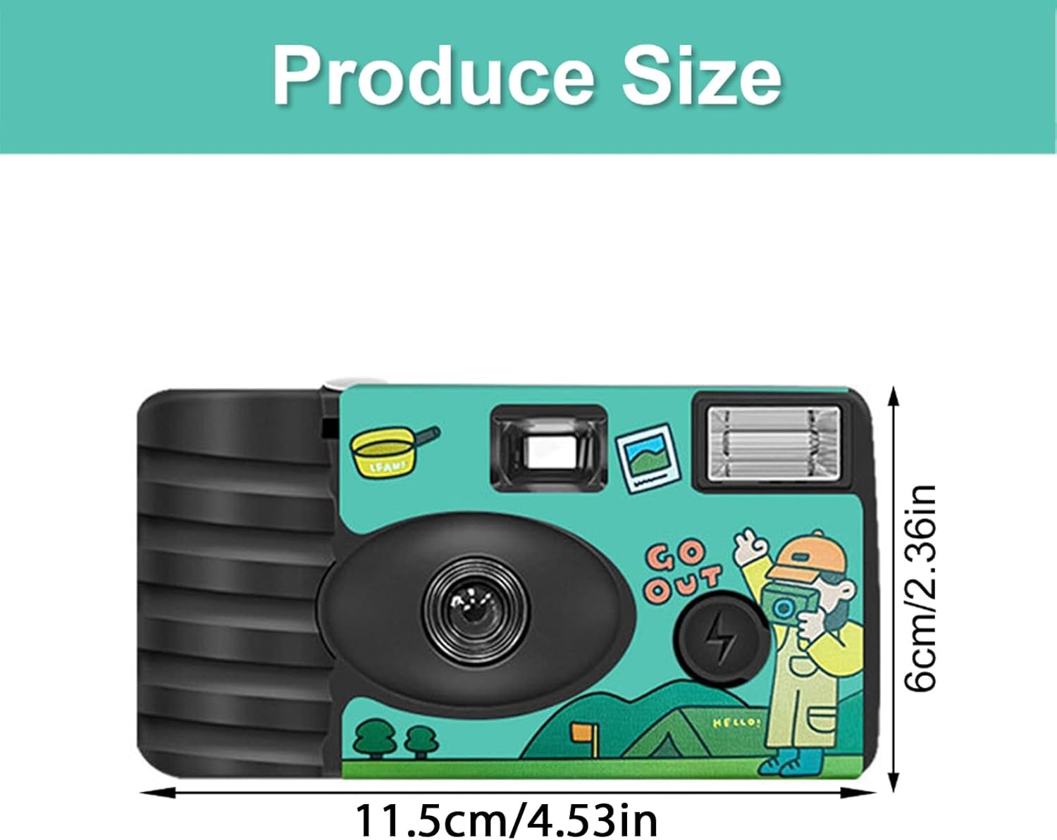 ヴィンテージフィルムカメラ8-36ショット楽しい用途のオプション写真を