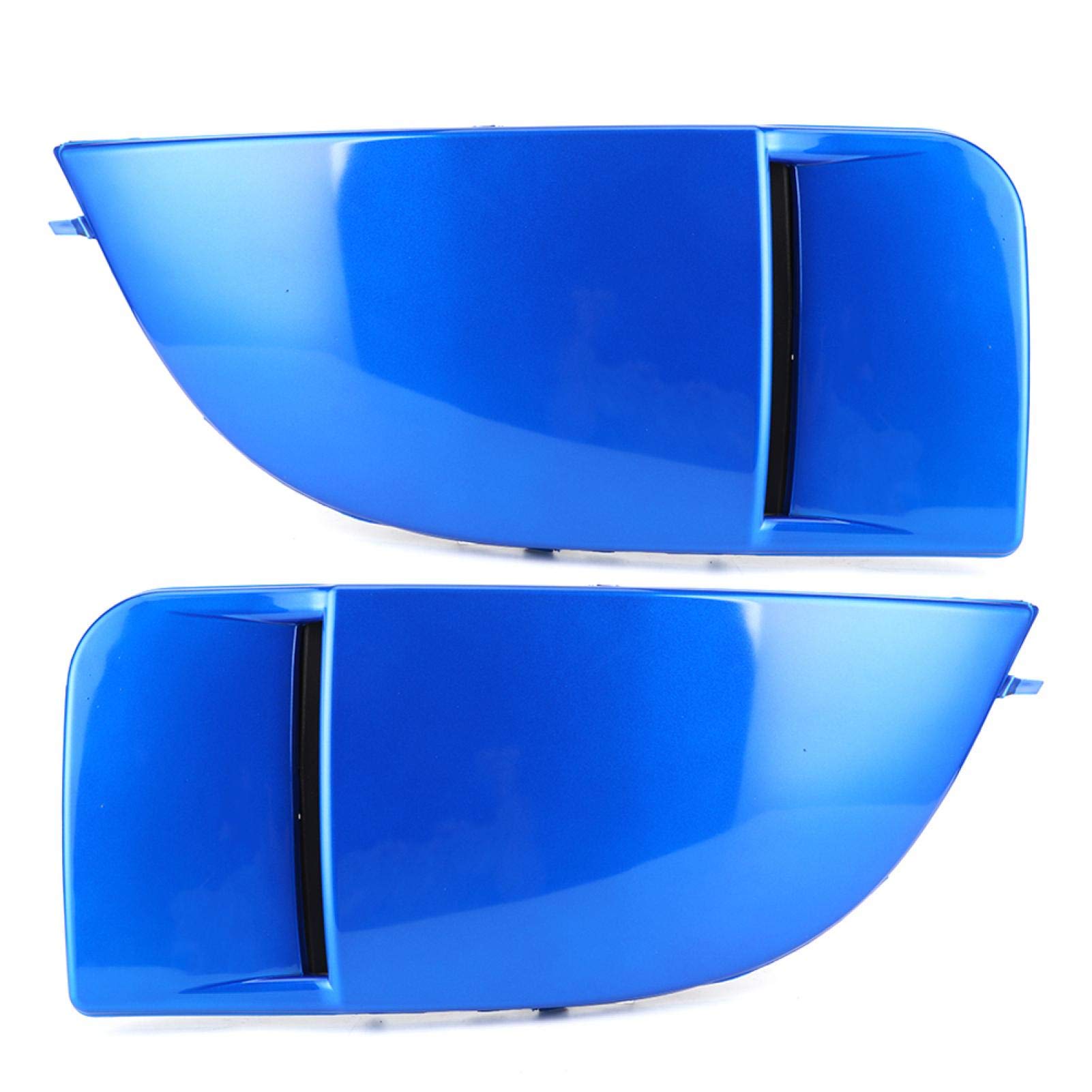 Cappuccio fendinebbia, 1 paio di coprilampada con cornice fendinebbia anteriore adatto per Subaru Impreza STI WRX 04-05(blu)