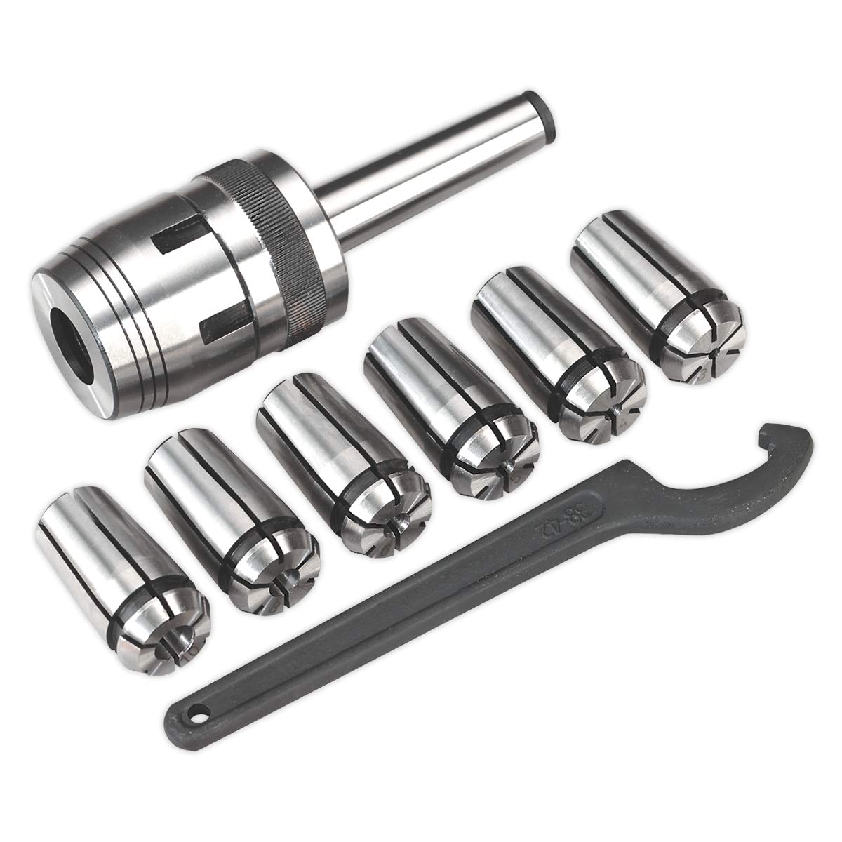 Sealey Sm2503Mcset Mill Chuck Set Mt2-M10