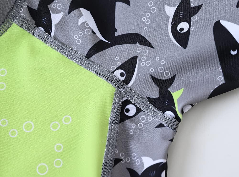 Toddler Baby Boys' Swimwear One Piece UPF 50+ Swimsuit Boy Lovely Cartoon Prints Bathing Suit