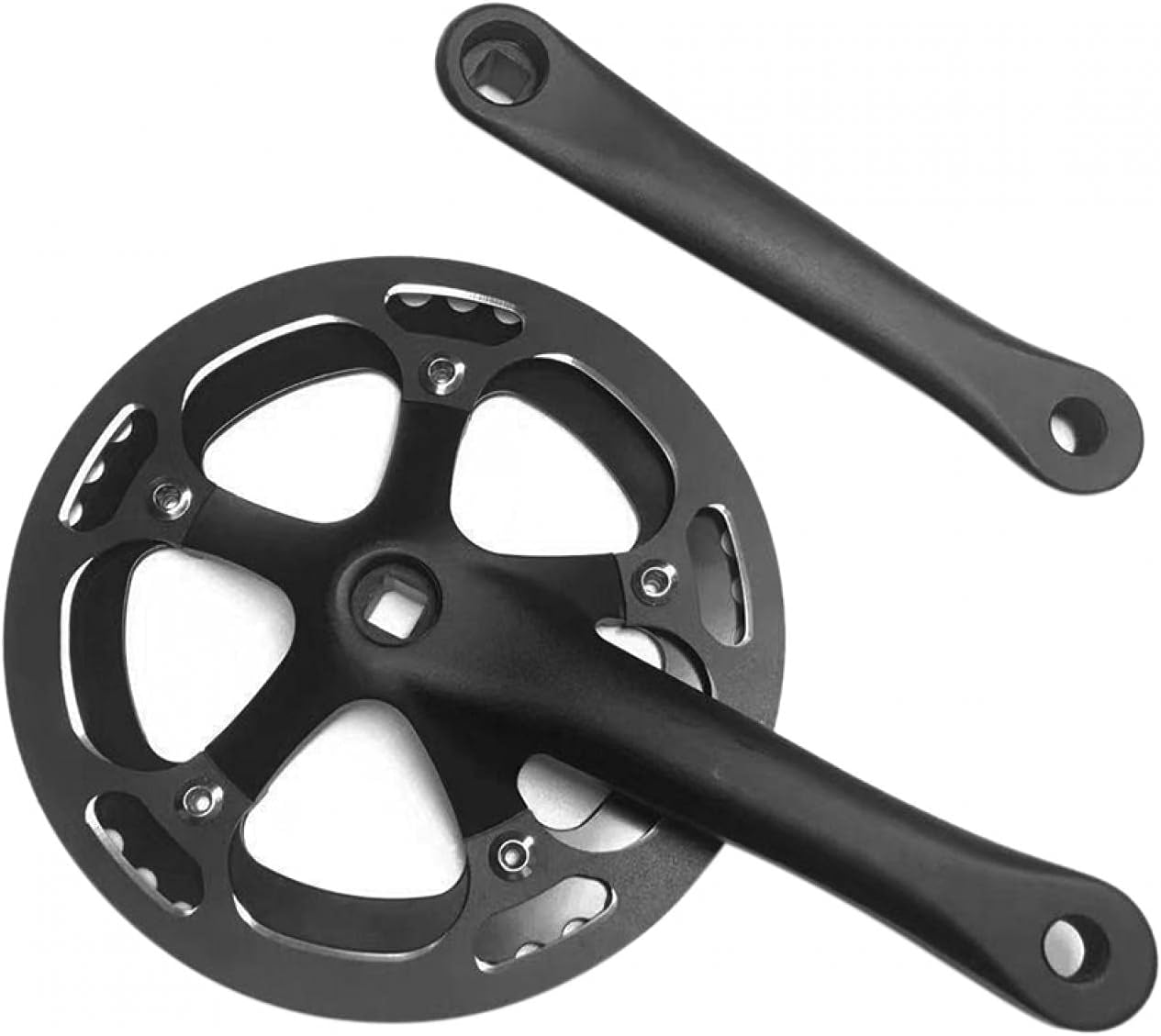 SYCOOVEN Single Speed Crankset 44T 170mm Crankarms Folding