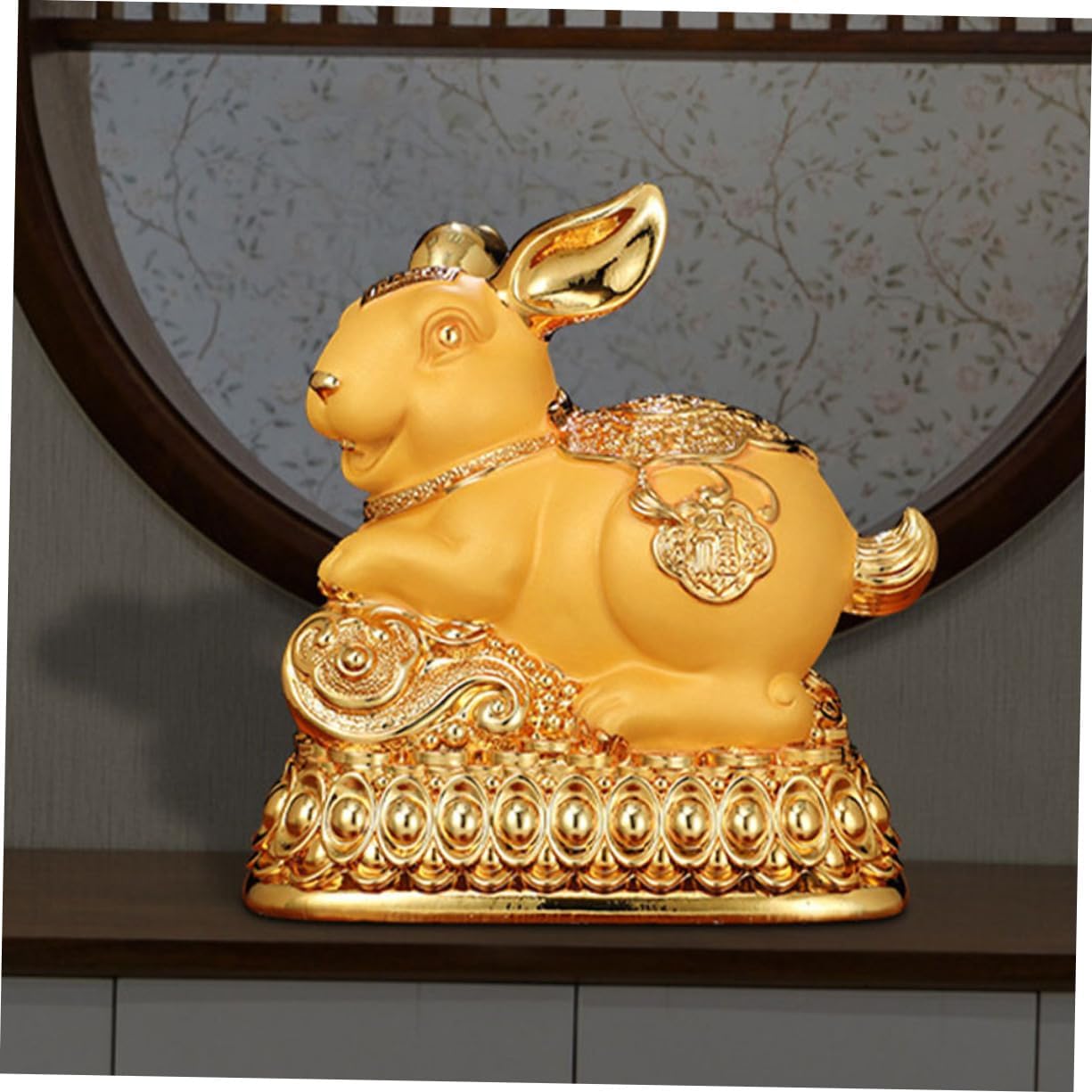Yardwe Bunny-Shaped Boys and Girls Money Jar Rabbit Piggy Bank Cute Coin Saving Box for Bedroom Office Decor