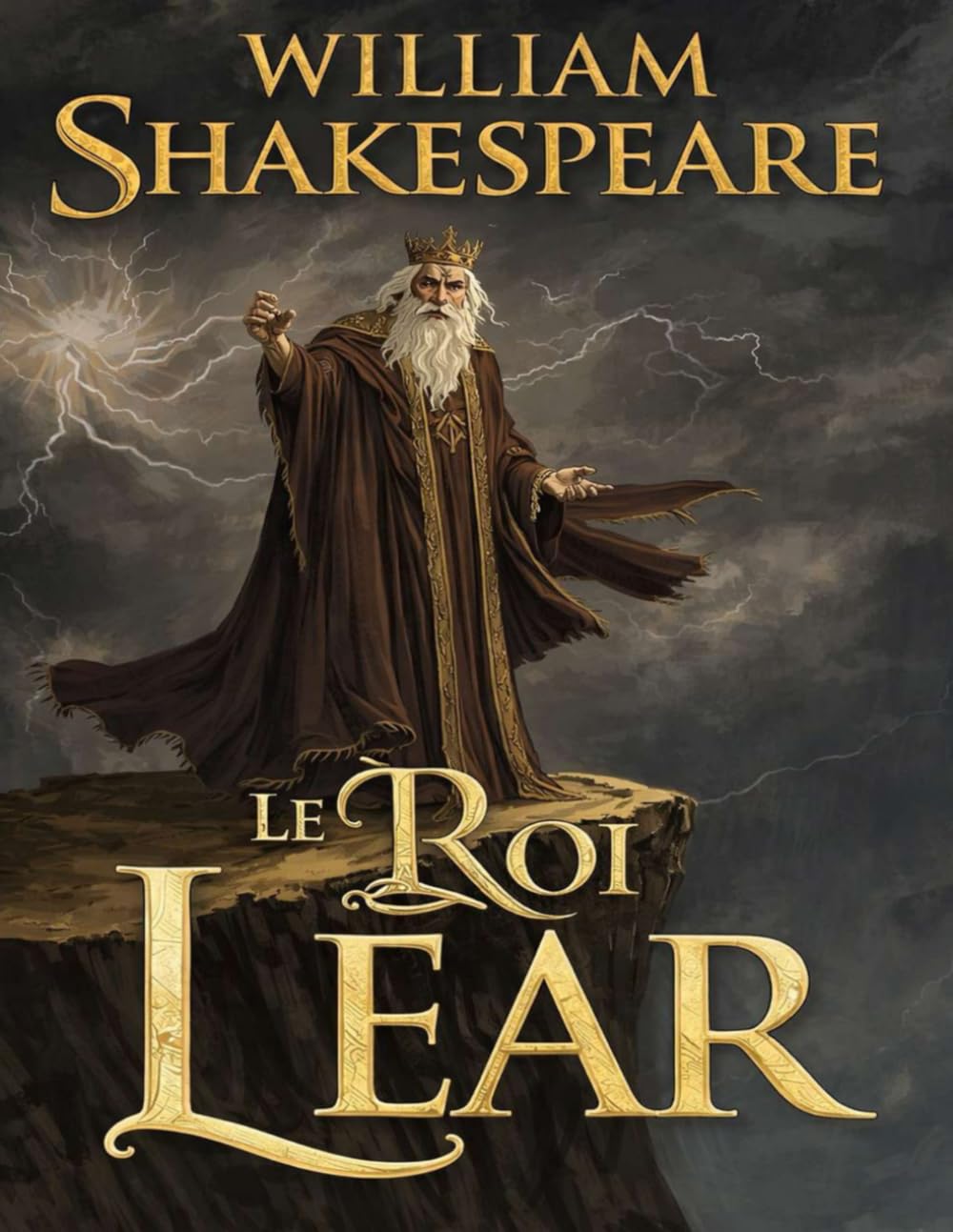 Le Roi Lear (Édition en français): Tragédie de Shakespeare sur le pouvoir et la corruption du cœur
