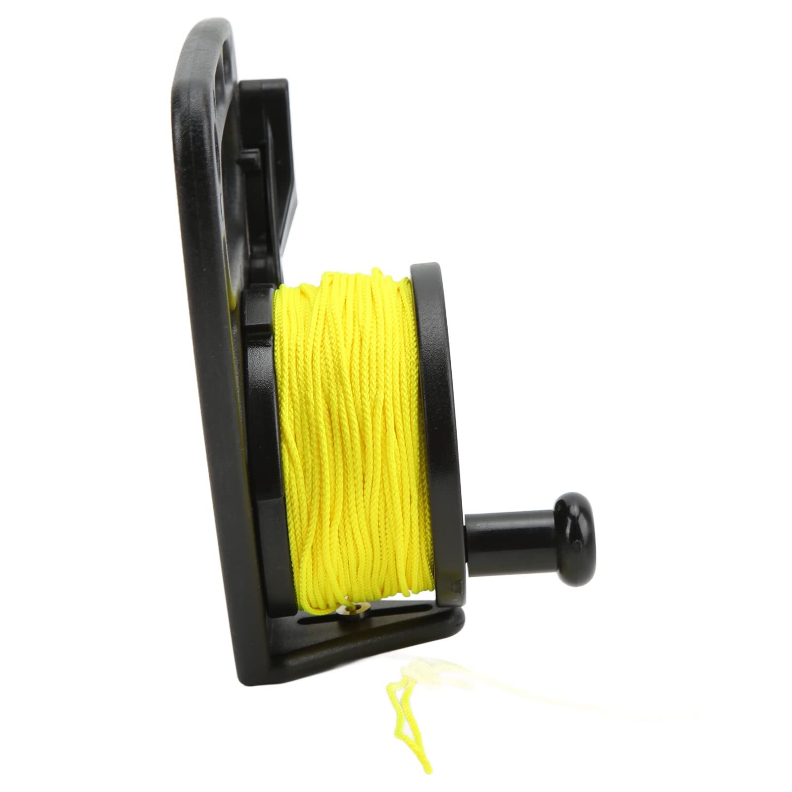 Bewinner Tragbare Tauchspule, 46 M / 150,9 Ft Scuba Dive Reel Kayak Anker mit Daumenstopper, für Unterwasser Taucher Wassersport