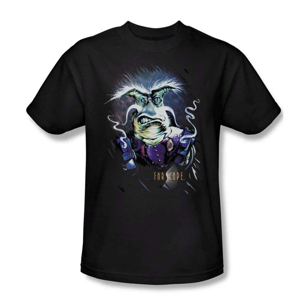 Farscape - Rygel Smoking Guns Adult T-Shirt In Black
