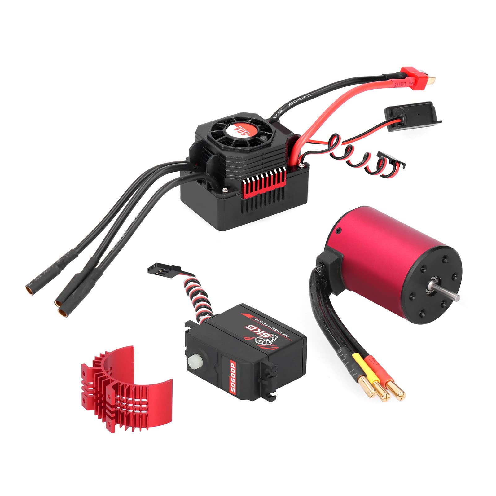 Changor 3650 Zestaw Bezszczotkowego Silnika z 60A ESC i Metalowym