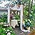 SCENDOR 82.6" High x 63.4'' Wide Wooden Garden Arbor, Trellis Plants Support with Enduring Wood Use, Pergola for Garden Backyard, Lawn for Outdoor Garden Climbing Plants Wedding Arches Ceremony