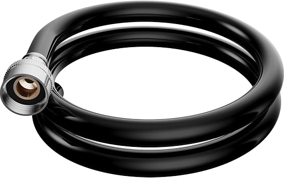 hOmeLabs Dehumidifier Drain Hose, 34 Inch Connection, 5, 5 Feet, Flexible PVC, Black