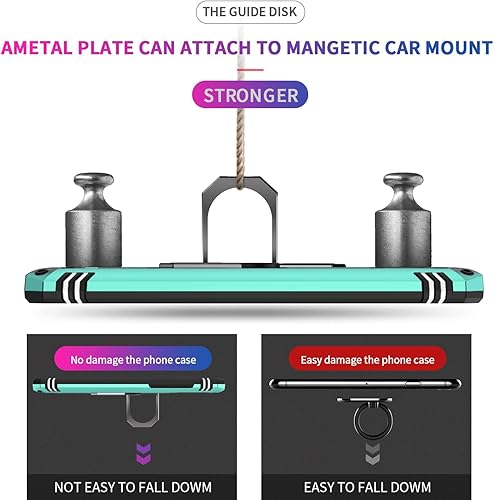 Miniatura 8 de LeYi Funda para Moto G Pure para Motorola G Play 2023, funda G Power 2022 con 2 protectores de pantalla de vidrio templado, grado militar con