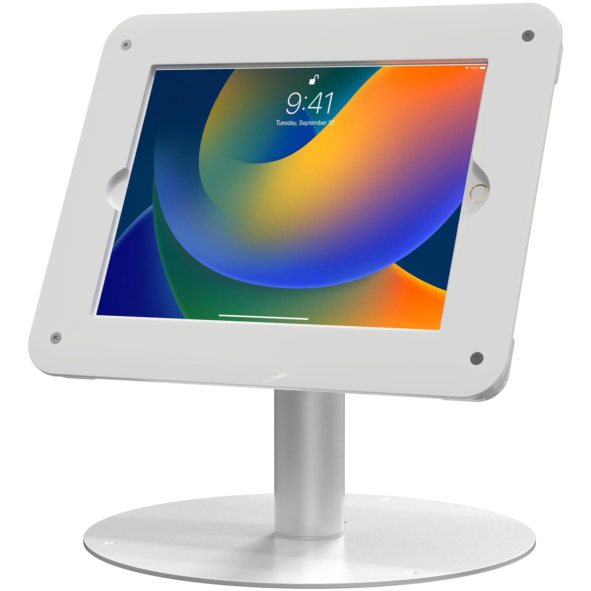VESA Kiosk POS Stand CTA Rotating VESA POS Kiosk Mount Acrylic Security VESA Enclosure iPad 10 2-inch 7th