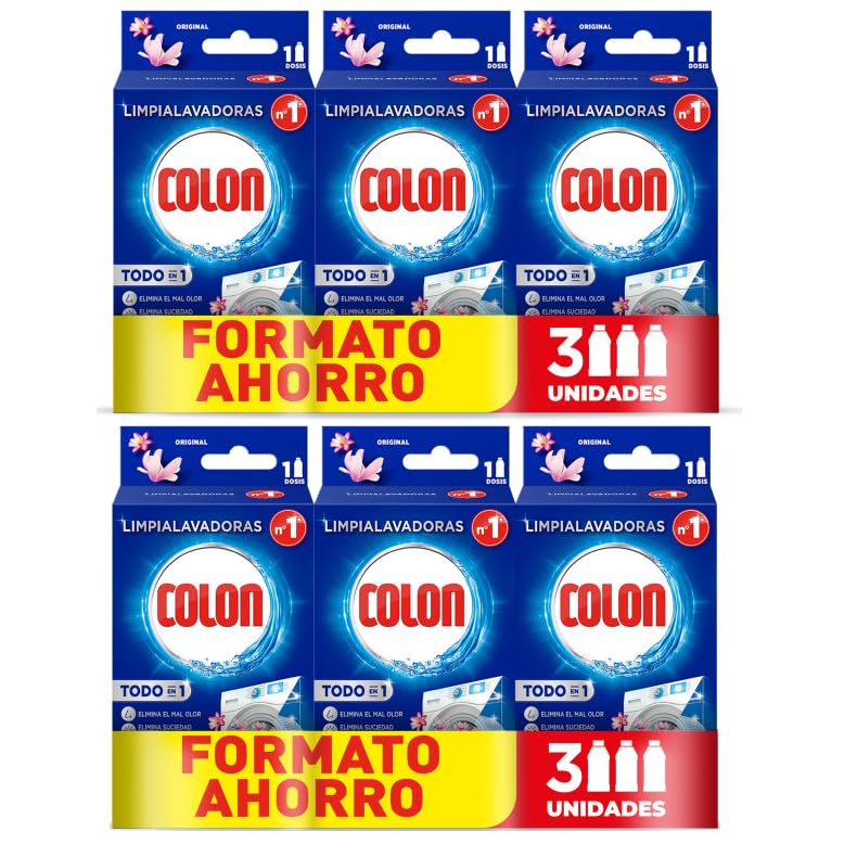 Colon Limpialavadoras - Limpiador lavadora y antiolor - megapack...