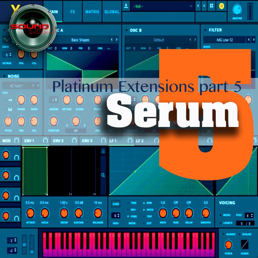 SoundLoad Serum xFer Platinum Extension Mega Bundle – Über 50 GB mit 80.000 Presets und Patches für Serum
