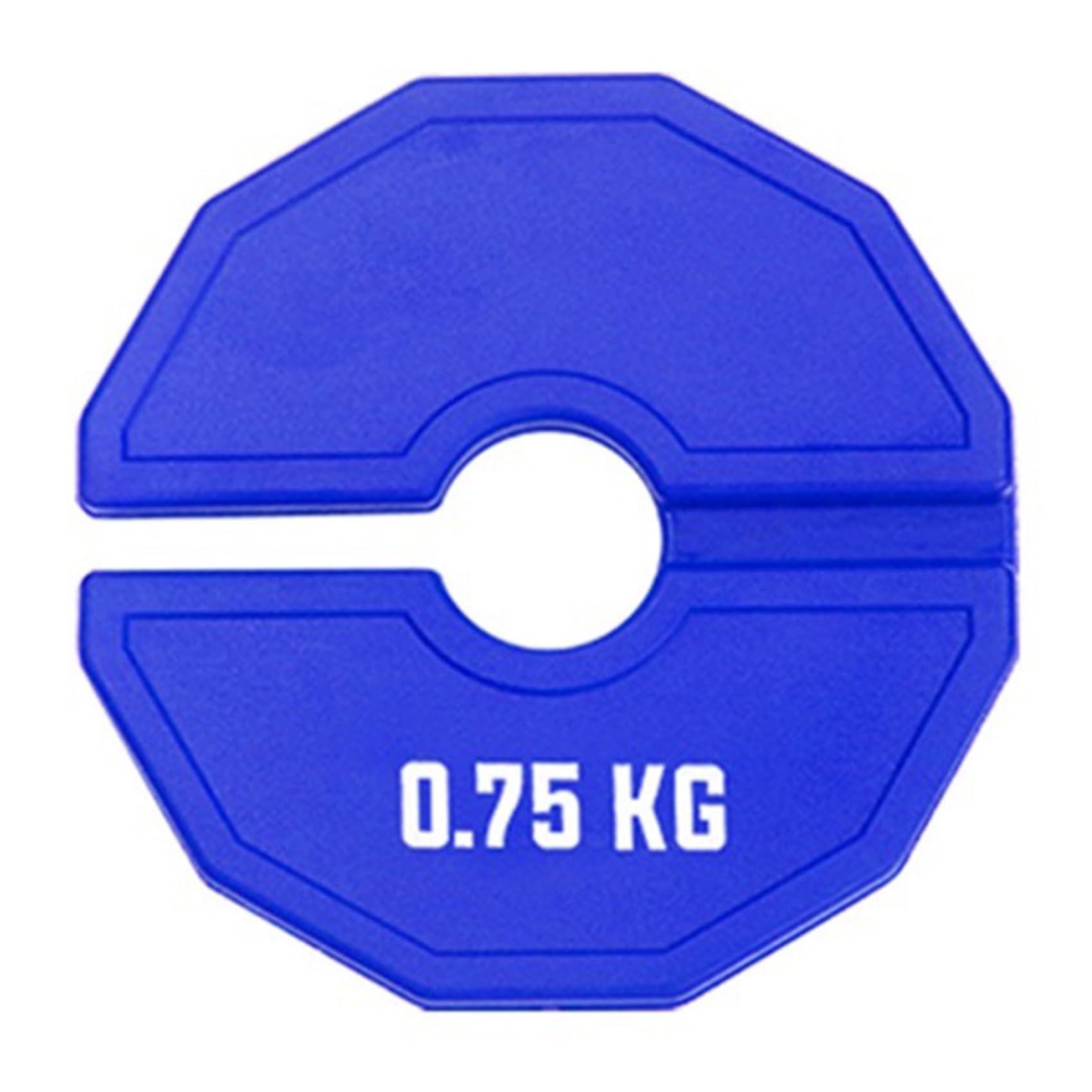 Micro placas de gimnasio para mancuernas Peso fraccionario de 0,75 kg de placas de peso fraccionario de goma para mancuernas con grabación de 35 mm