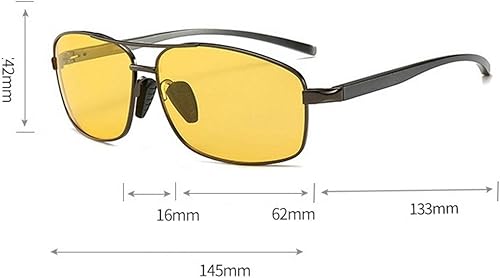 Miniatura 6 de Gafas de sol bifocales de magnesio de aluminio lectores visión nocturna antideslumbrante magnificada presbicia gafas de lectura para hombres