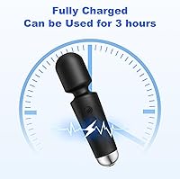 Vista 5 de Masajeador personal, masajeador micro inalámbrico, potente combinación de funciones, impermeable y portátil, adecuado para dolor de cuello, piernas