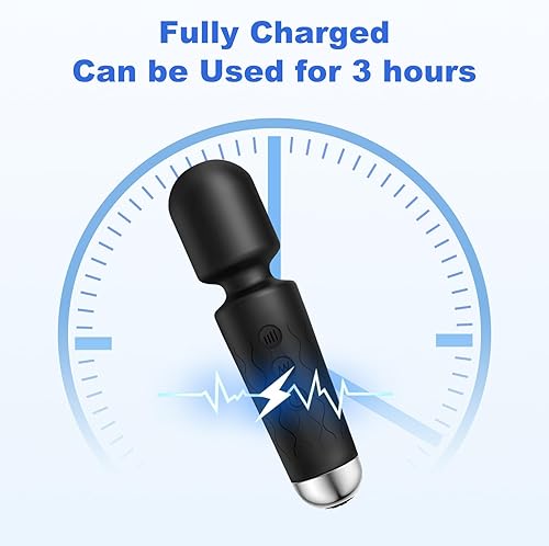 Miniatura 5 de Masajeador personal, masajeador micro inalámbrico, potente combinación de funciones, impermeable y portátil, adecuado para dolor de cuello, piernas