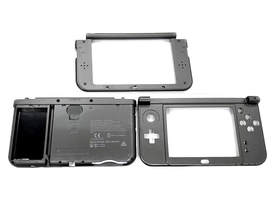 Amazon.co.jp: ダークグレー New3DSXL 予備ハウジングケース DCD
