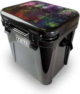 MightySkins Skin Compatible with Yeti Roadie 24 Hard Cooler LID ONLY - Paint Drip | Protective Viny wrap | Easy to Apply and Change Style | Made in The USA